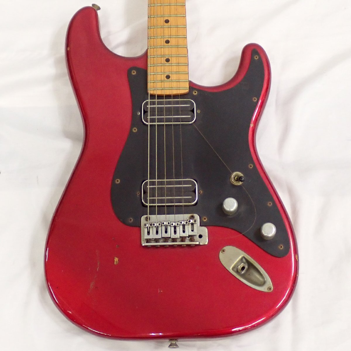 ★Bill Lawrence/ビルローレンス エレキギター ストラトタイプ レッド×ブラック/日本製/ジャンク扱い&1932000692_2