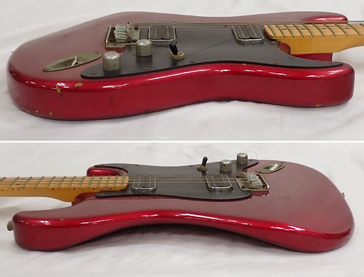 ★Bill Lawrence/ビルローレンス エレキギター ストラトタイプ レッド×ブラック/日本製/ジャンク扱い&1932000692_4