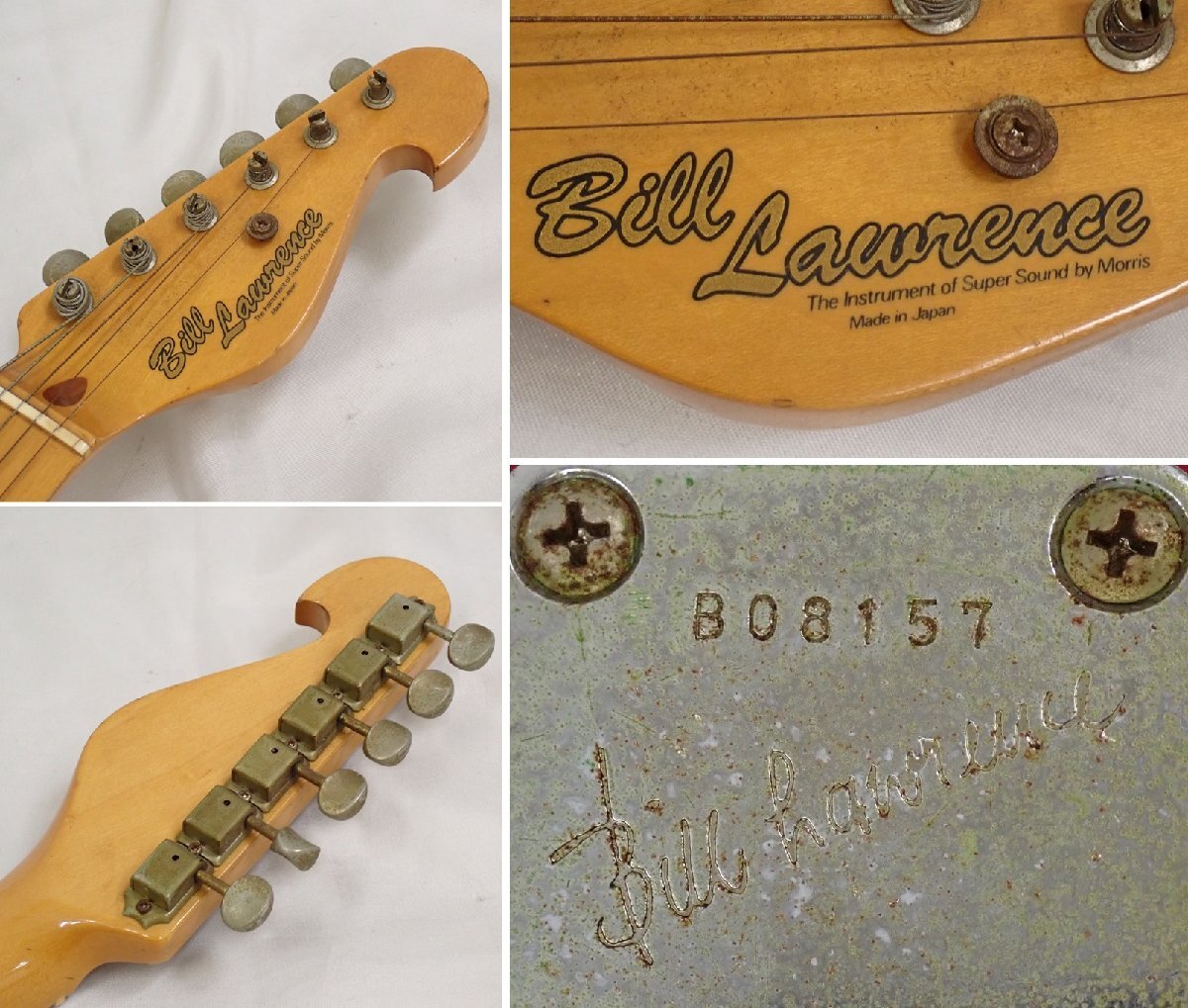 ★Bill Lawrence/ビルローレンス エレキギター ストラトタイプ レッド×ブラック/日本製/ジャンク扱い&1932000692_7