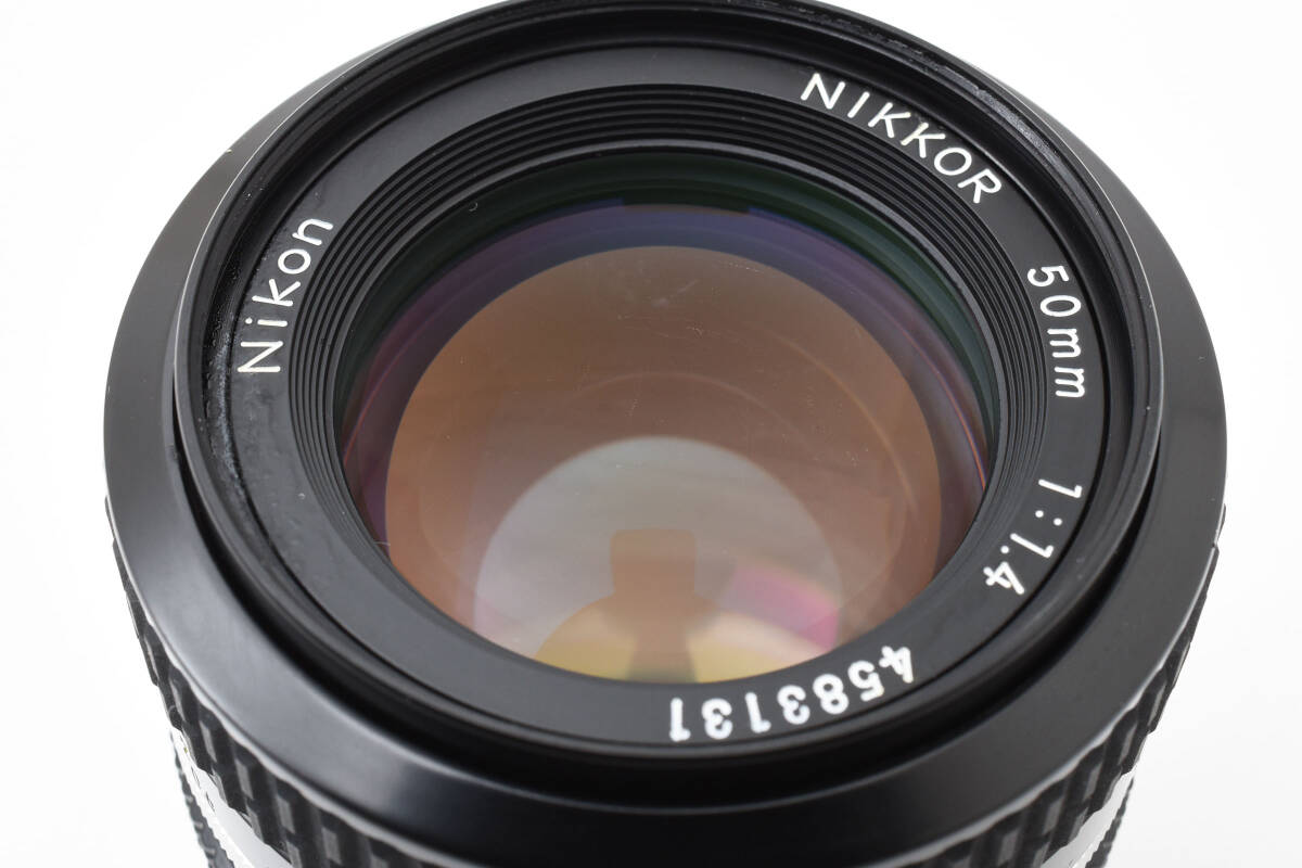 Nikonレンズ 完動品】人気の単焦点 ニコン Nikon Ai 50mm f1.4