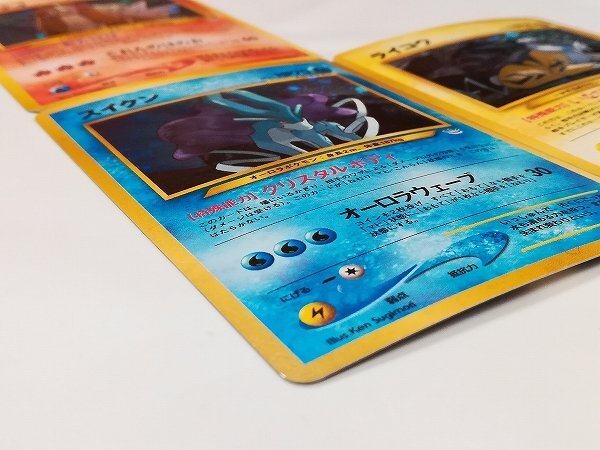 sD865s [当時物] 旧裏面 ポケモンカードneo エンテイ LV.38 スイクン