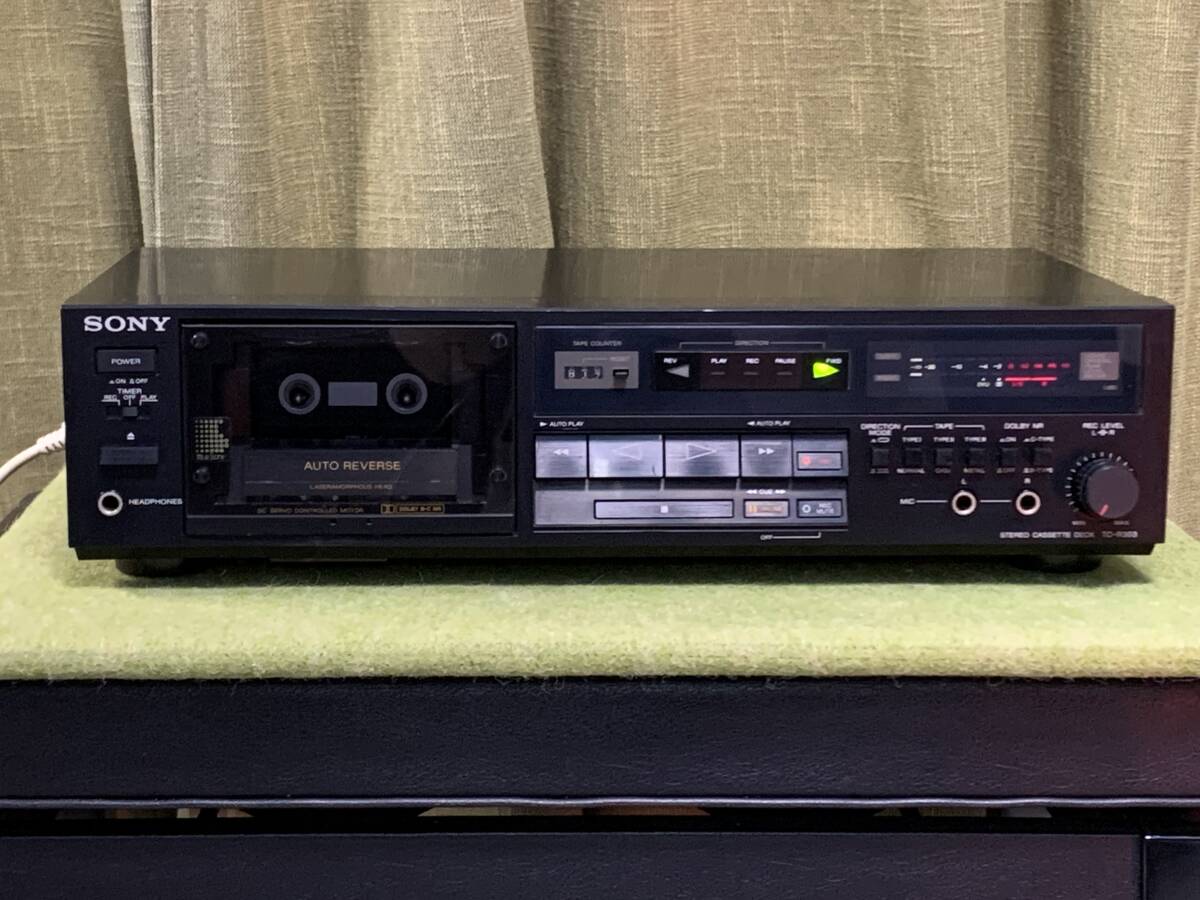 SONY製、オートリバースカセットデッキ・TC-R303 オーディオ機器 家電