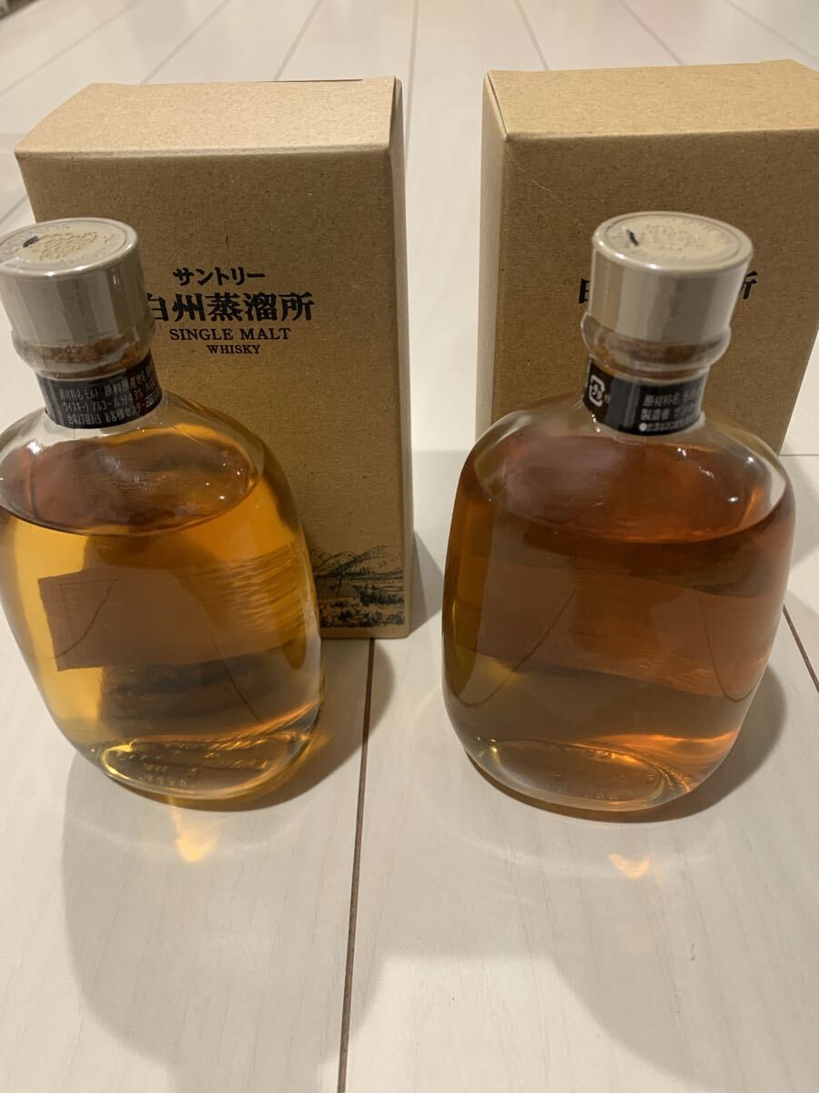 限定品 未開栓 サントリー 白州 蒸留所限定 ウィスキー 300ml 2本 箱入