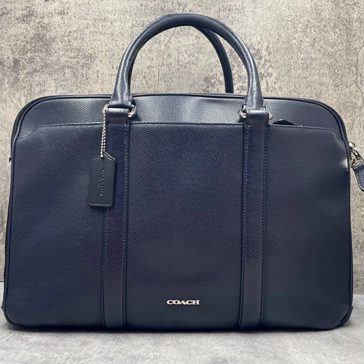 美品】COACH コーチ 2way 2室 ビジネスバッグ ブリーフケース A4 PC