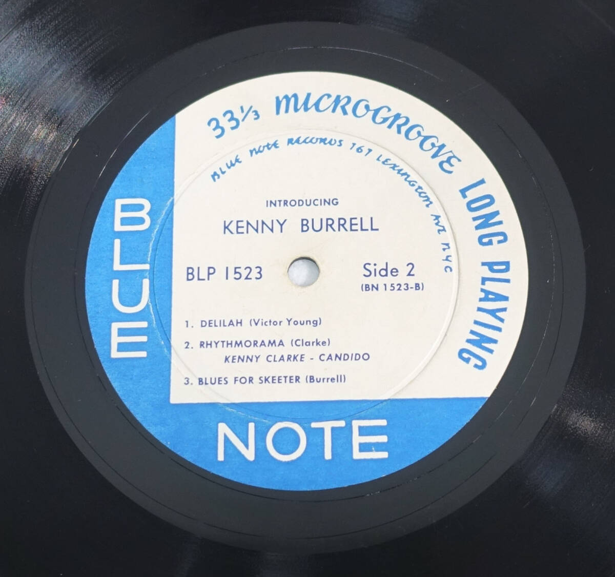US BLUE NOTE BLP 1523 完全オリジナル Introducing / Kenny Burrell Lexington/DG/RVG/EAR/Flat Edge_8