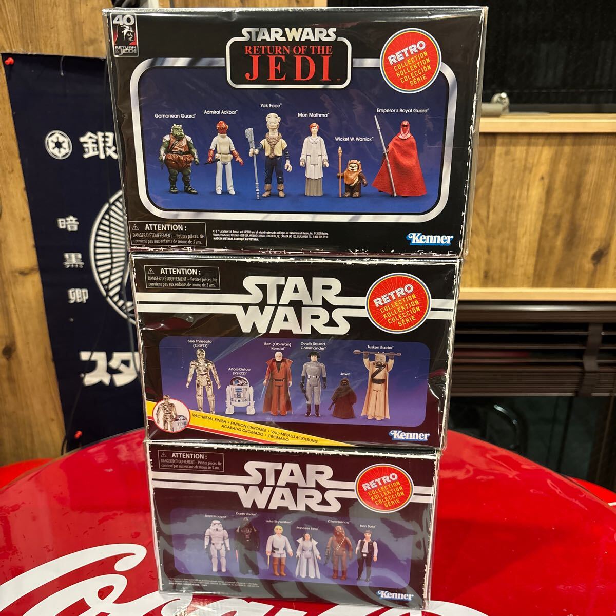 スターウォーズ レトロコレクション 6体パック 3種類まとめ(スター 