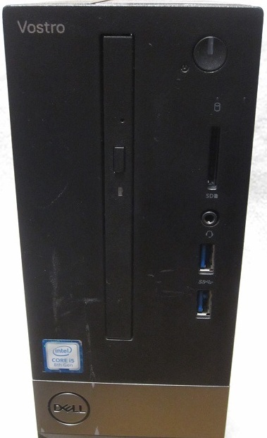 Intel Core i5搭載 Dell 美品 ☆Dell Vostro Core i5-8400/メモリ8GB/SSD256GB 中古・Win10・動作