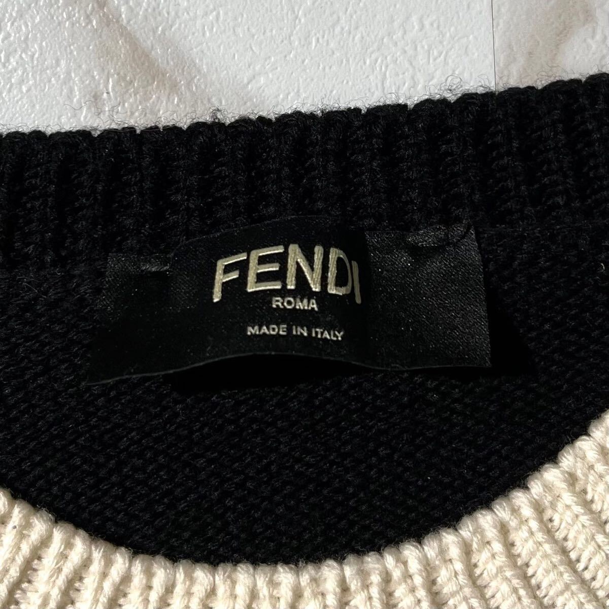 未使用級/Lサイズ FENDI フェンディ ニット セーター プルオーバー