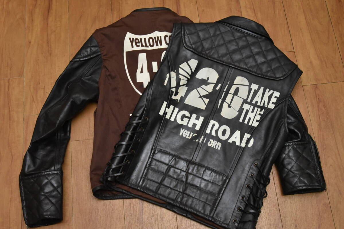 YELLOW CORN イエローコーン 本革 2wayレザージャケット サイズL