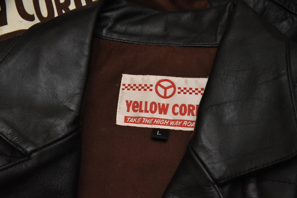 YELLOW CORN イエローコーン 本革 2wayレザージャケット サイズL