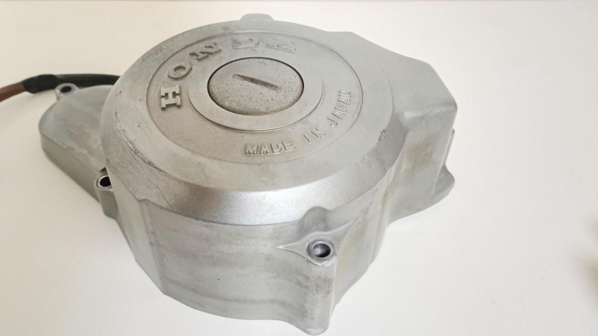 12v HA02E カブ90 キャブ車 ジェネレーター フライホイール ホンダ純正品 実動 ＊ スーパーカブ カブカスタム カブ90 HA02 12V セル カブ70 左側