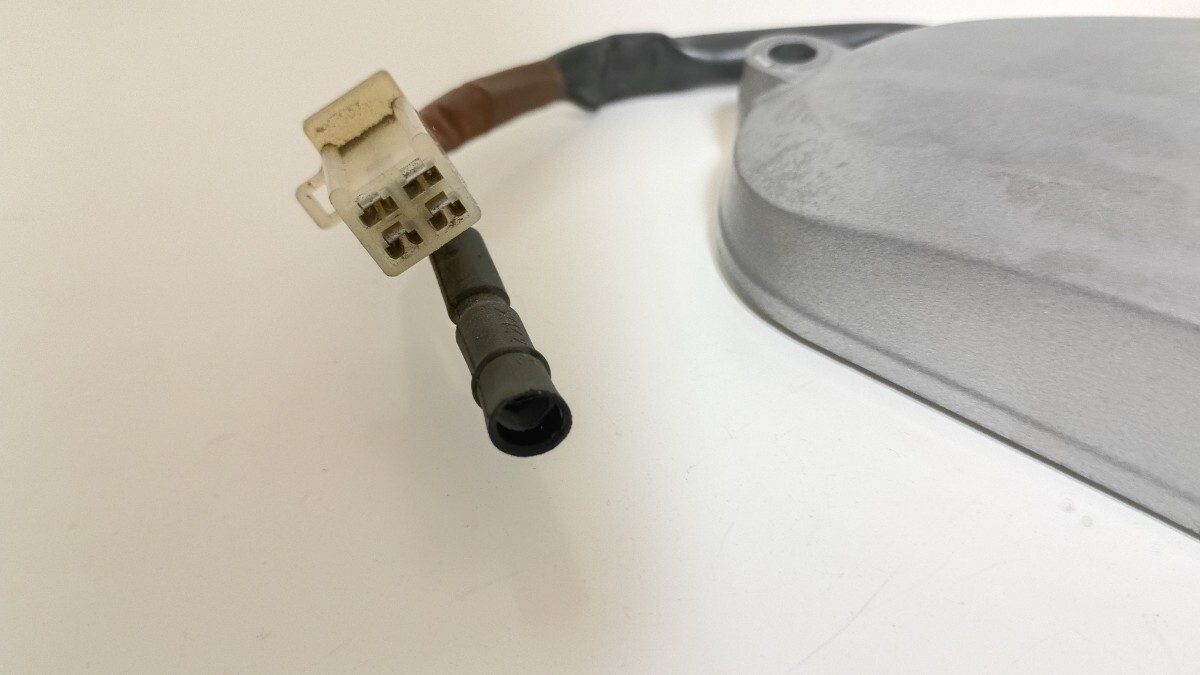 12v HA02E カブ90 キャブ車 ジェネレーター フライホイール ホンダ純正品 実動 ＊ スーパーカブ カブカスタム カブ90 HA02 12V セル カブ70 左側