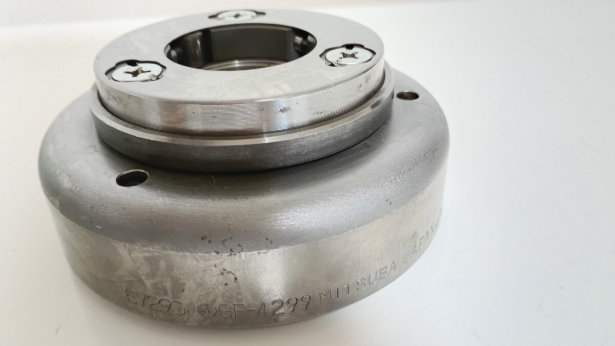 12v HA02E カブ90 キャブ車 ジェネレーター フライホイール ホンダ純正品 実動 ＊ スーパーカブ カブカスタム カブ90 HA02 12V セル カブ70 左側