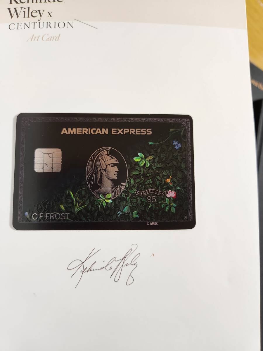 美品 AMEX CENTURION ニューカードサンプル 3種類 アメックス ブラック