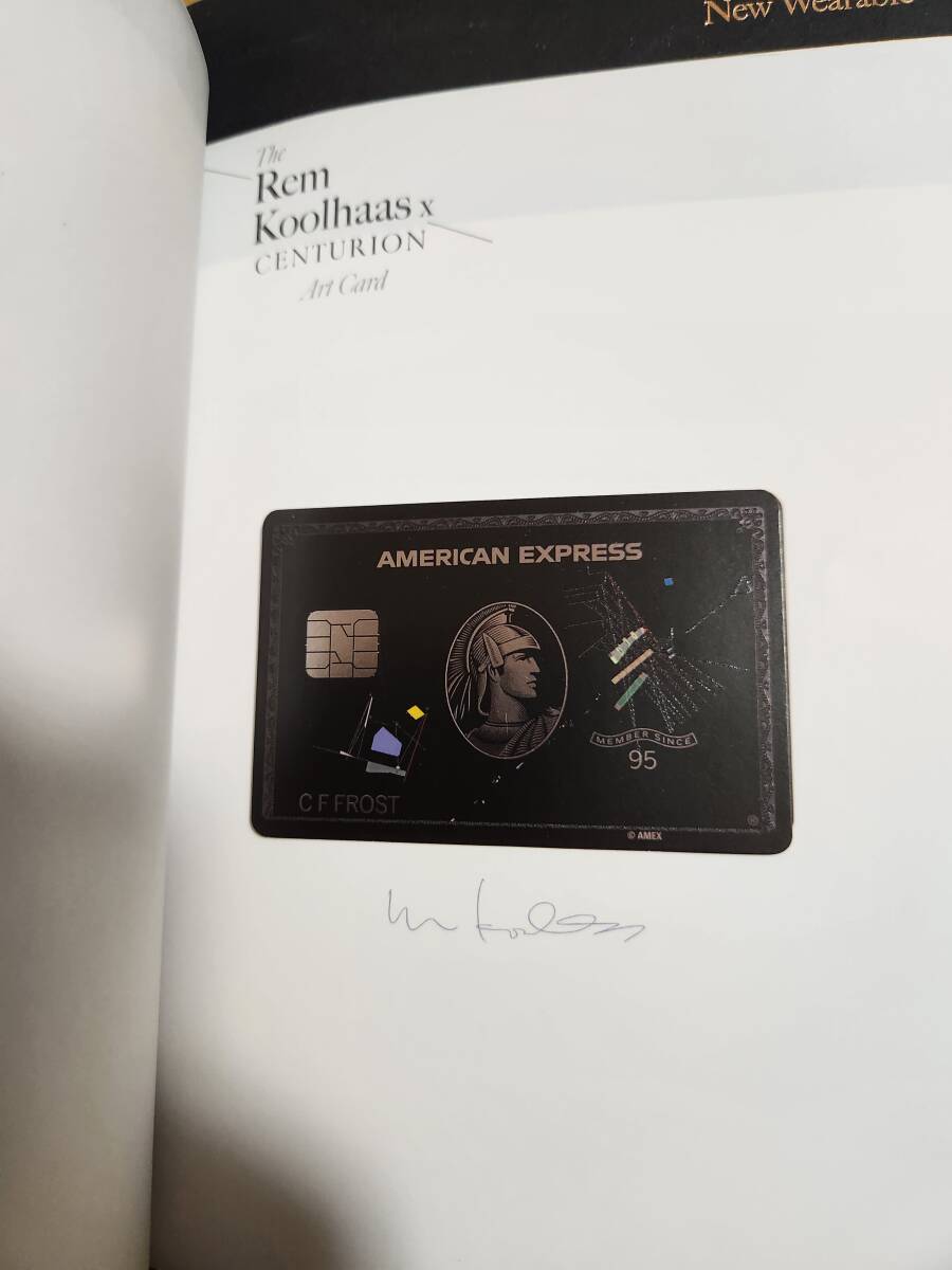 美品 AMEX CENTURION ニューカードサンプル 3種類 アメックス ブラック