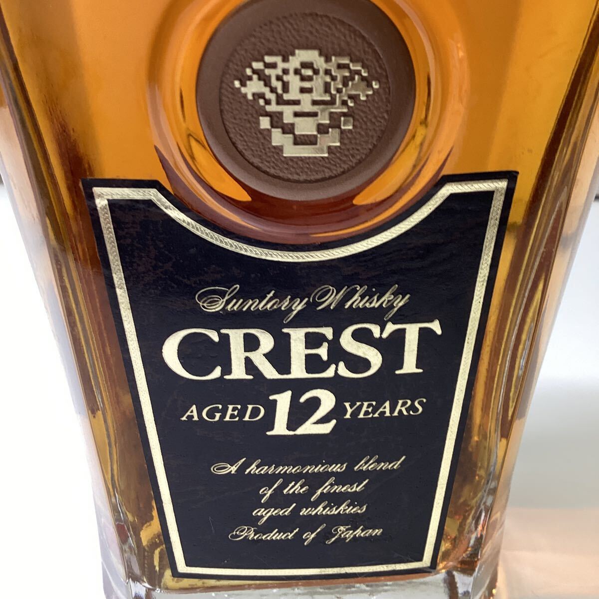 古酒 未開栓 SUNTORY WHISKY CREST AGED12YEARS サントリーウイスキー クレスト 700ml 43% サントリー クレスト CREST 750ml 700ml ☆1円～北海道限定発送古酒・未開栓
