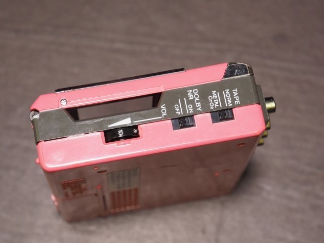 【レア】SONY WALKMAN WM-55 カセットプレーヤー 本体 ピンク SONY WM-55 ウォークマン ピンク ジャンク SONY WM-55 walkman ソニー