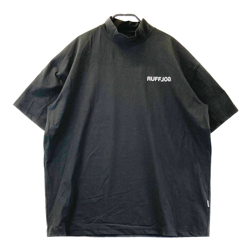 RUFFLOG ラフロッグ モックネック半袖Tシャツ グレー系 XL