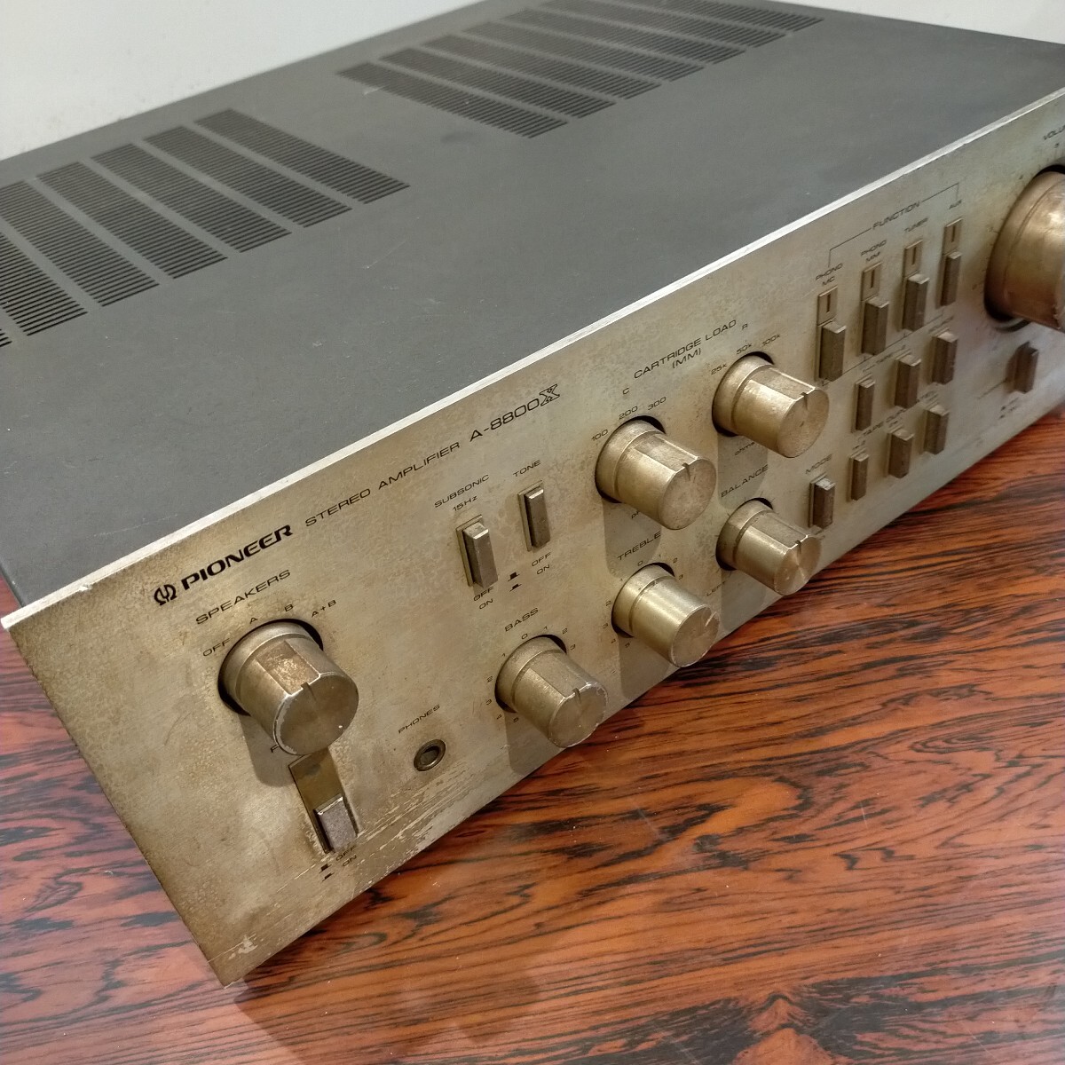 【ジャンク品】 Pioneer A-8800X ステレオアンプ 通電確認OK 希少 パイオニア A-8800X ステレオプリメインアンプ