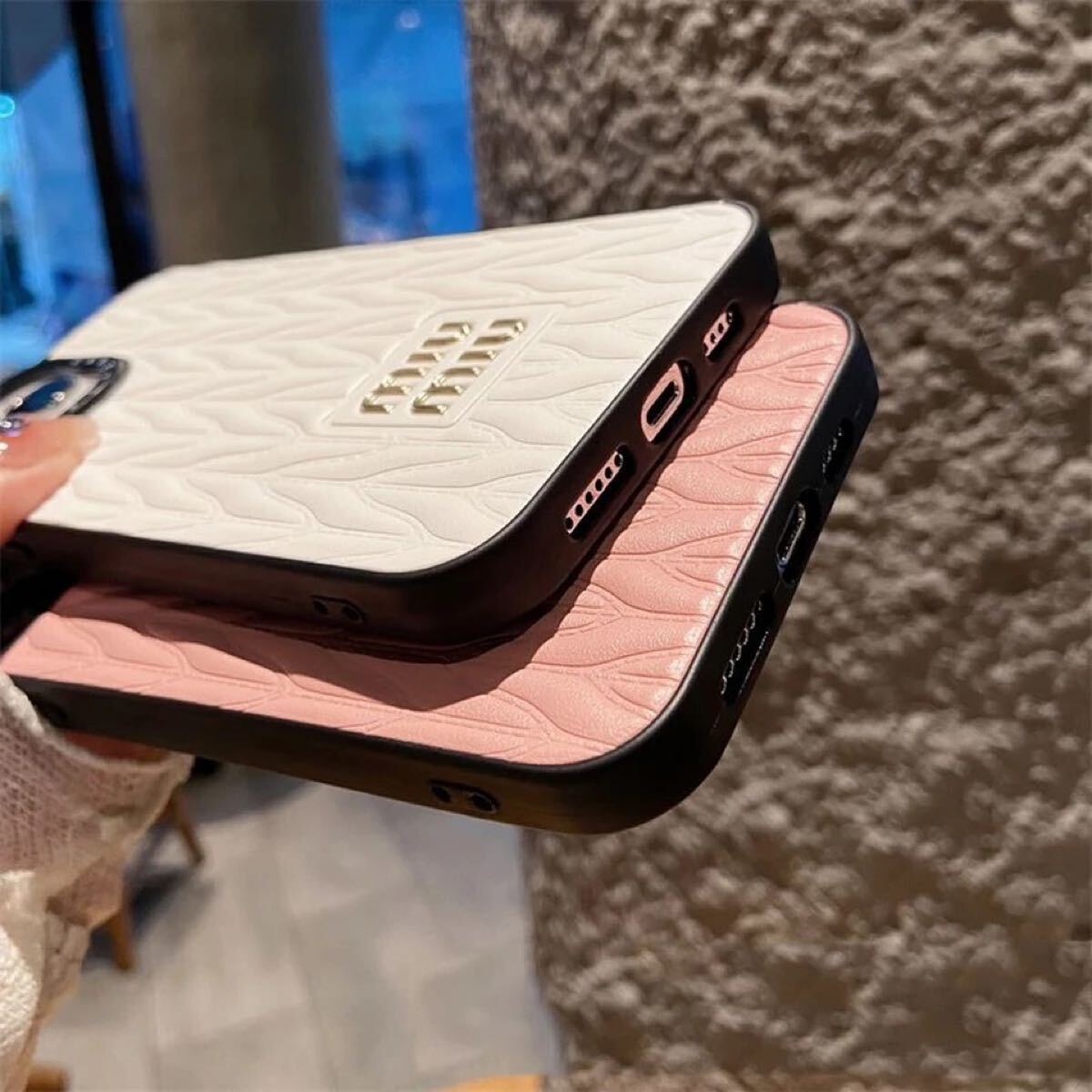 miumiu ブラック iPhoneケース iPhone13 iPhone14 miumiu 公式通販