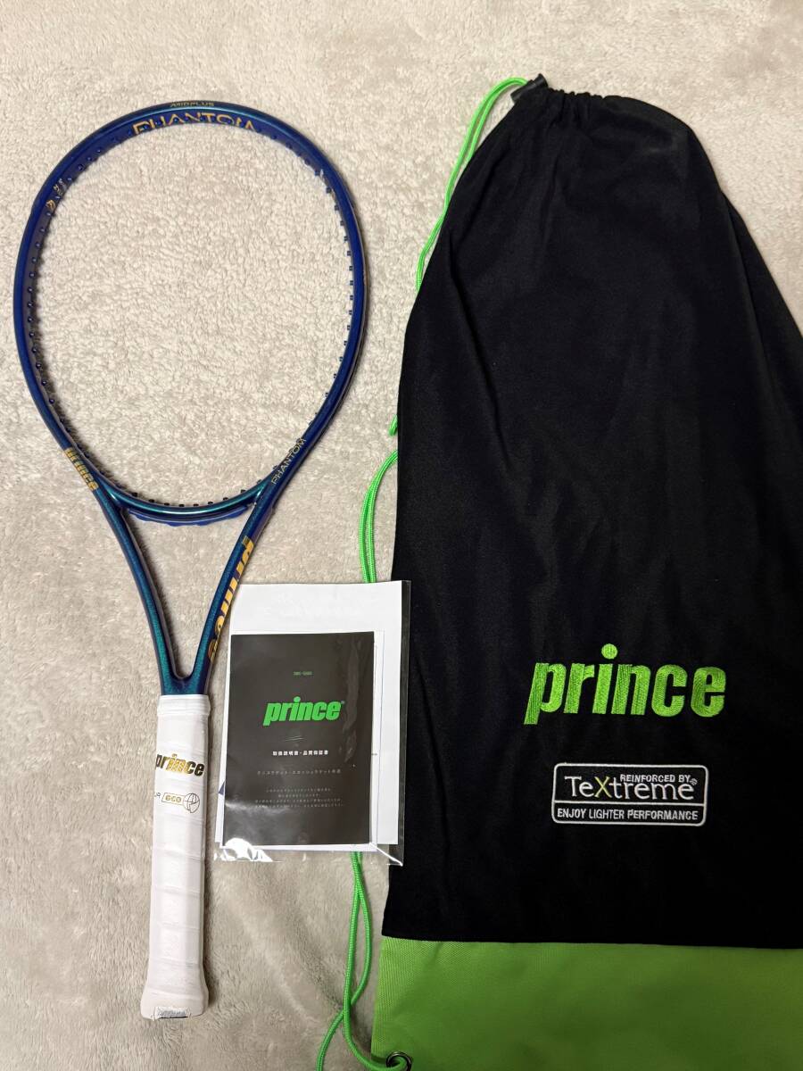 【国内正規品】プリンス prince ファントム 100 (PHANTOM 100 7TJ232） 硬式テニスラケット 24FW グリップサイズ２_1