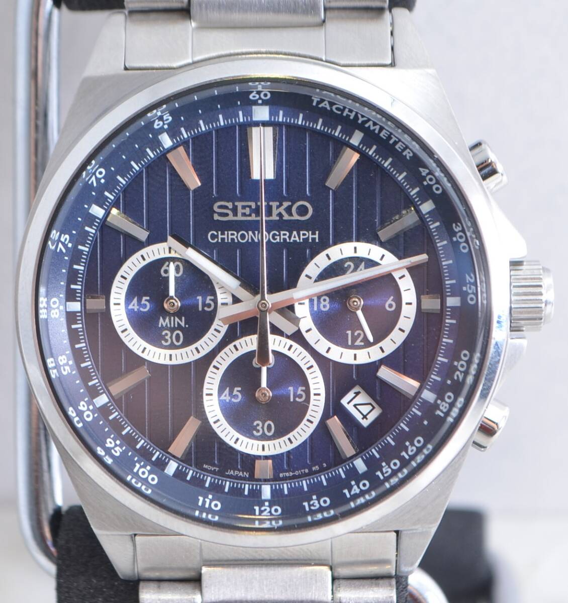 K★稼働品☆②SEIKO セイコー 8T63-01T0 クロノグラフ 箱 説明書付き★_1