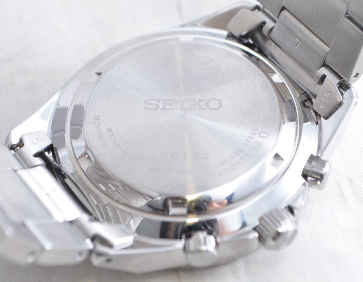 K★稼働品☆②SEIKO セイコー 8T63-01T0 クロノグラフ 箱 説明書付き★_3