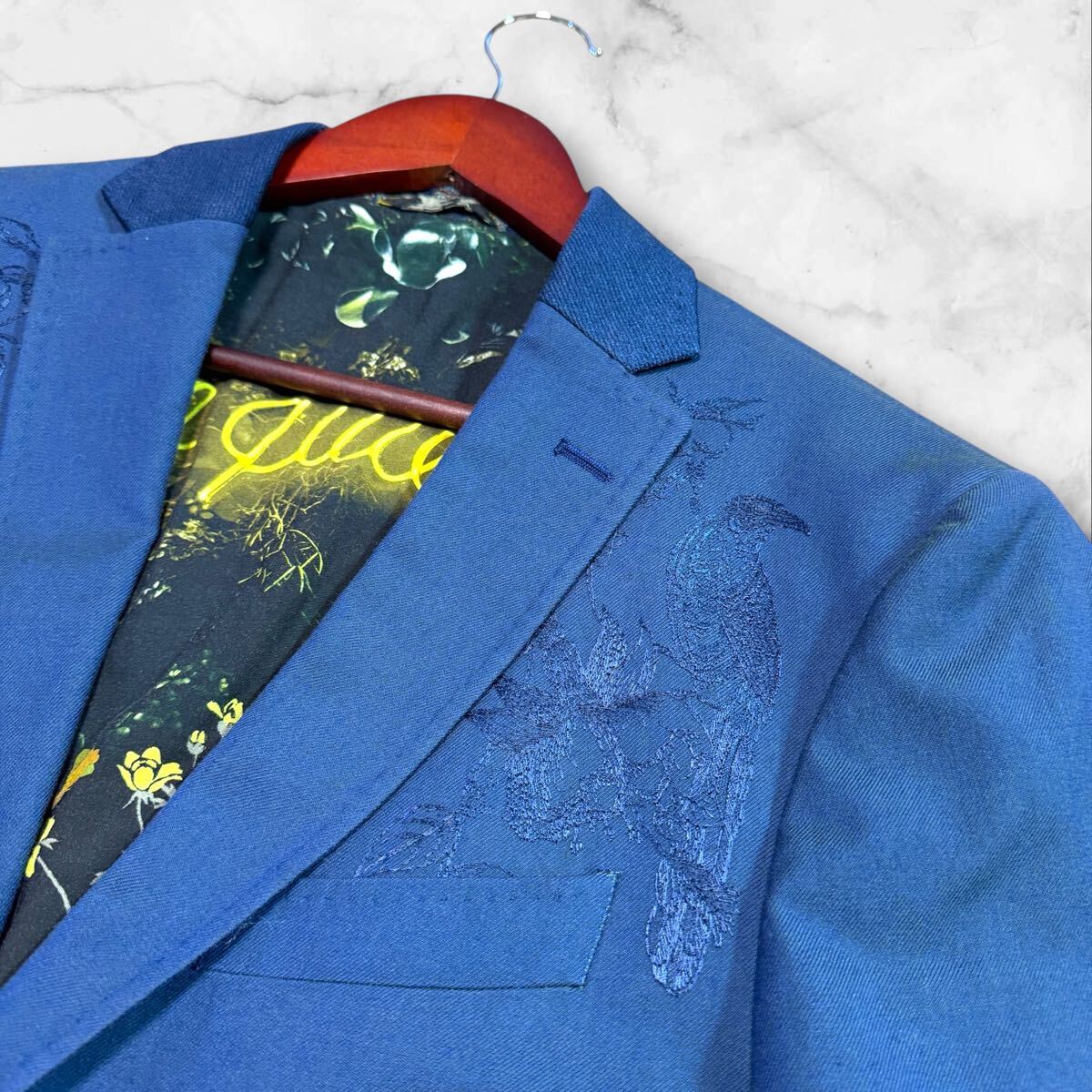 極美品!! 至極 ジャガード刺繍 XL～2XL!! 近年 ETRO エトロ テーラード