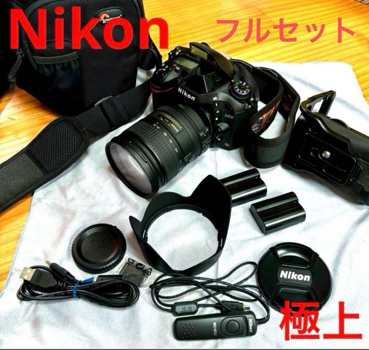 Nikon D600 L Z Nikon AF-S NIKKOR28-300ニコン 極上品 動作確認済み