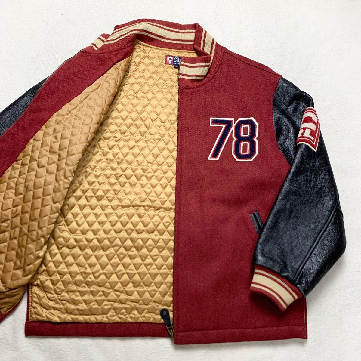 ラルフローレン【極上の牛革】Chaps Ralph Lauren スタジャン アワード 
