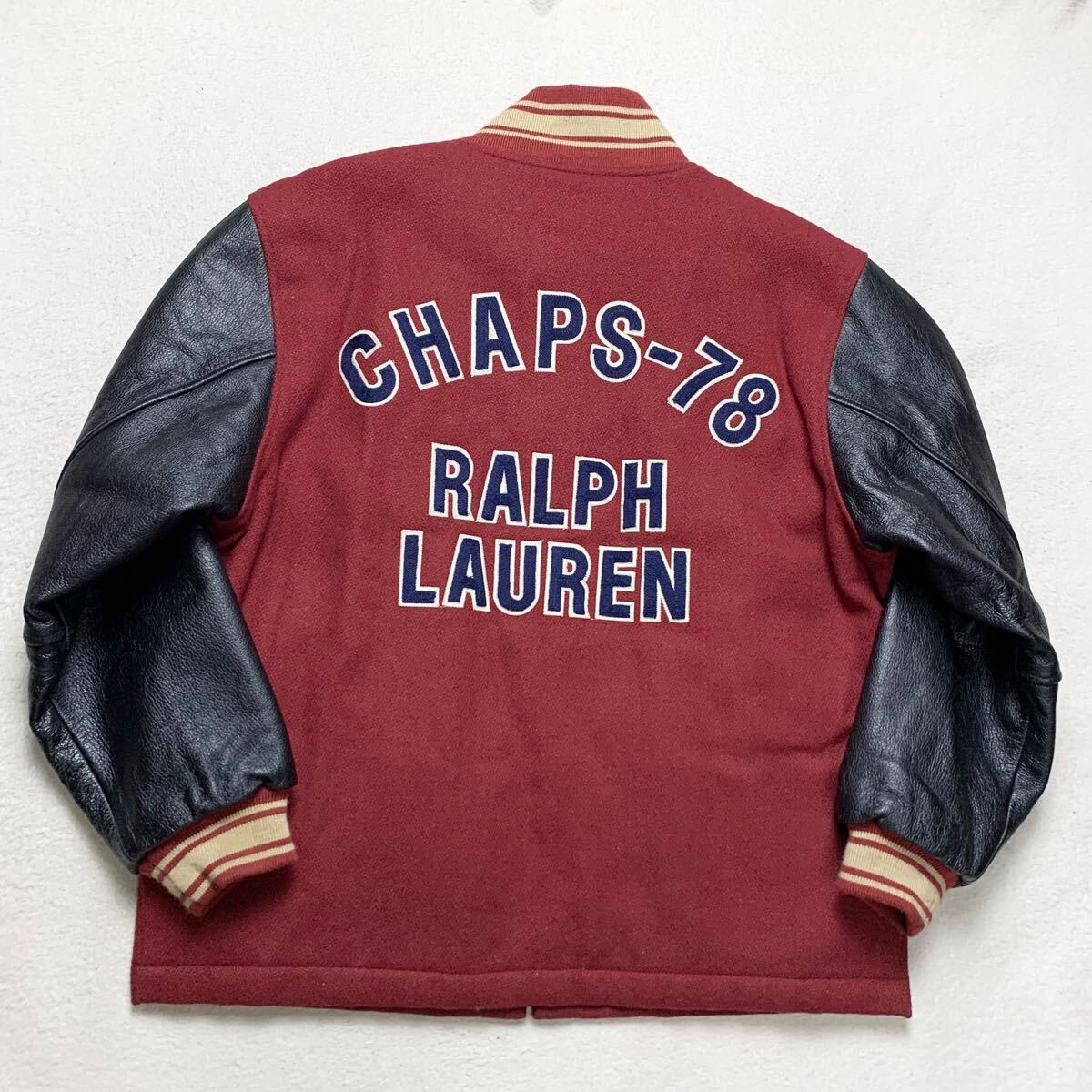 ラルフローレン【極上の牛革】Chaps Ralph Lauren スタジャン アワード 