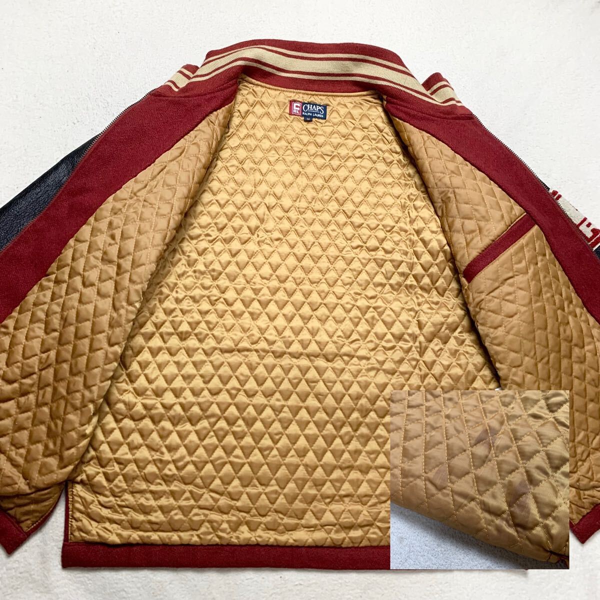 ラルフローレン【極上の牛革】Chaps Ralph Lauren スタジャン アワード 