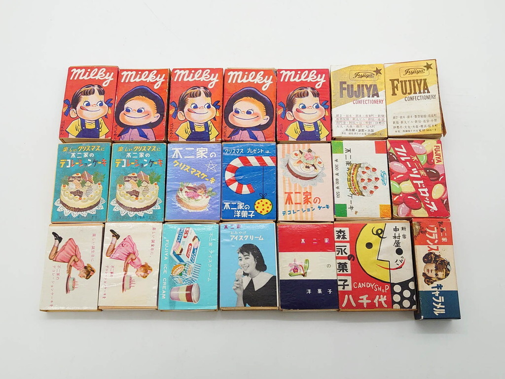 ぺこちゃんぽこちゃんさん専用　ヒステリックグラマー　まとめ買い R-079515 不二家/森永/ペコちゃん/ポコちゃん 空箱・マッチ箱21点