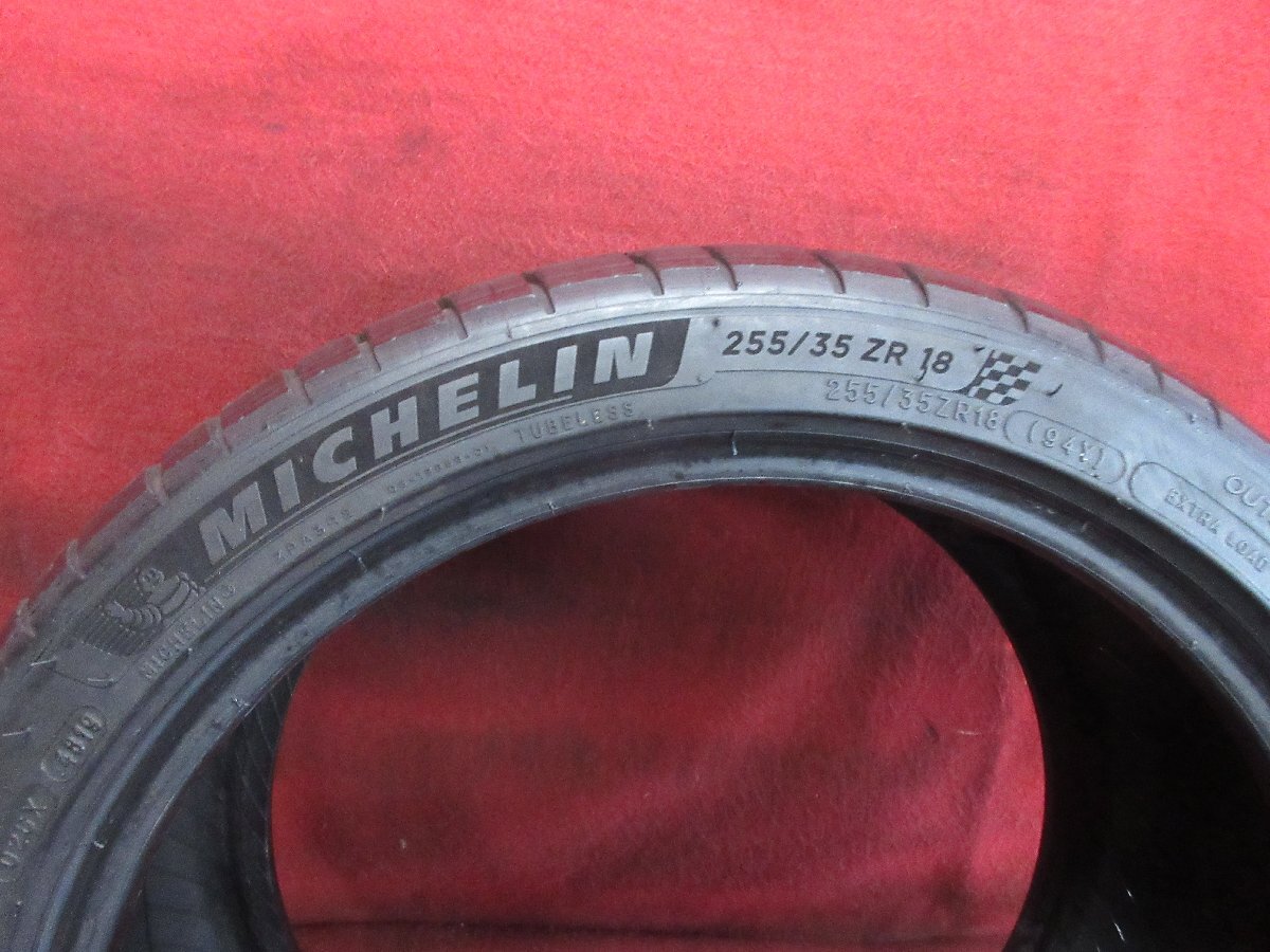 タイヤ 2本 255/35ZR18 ミシュラン PILOT SPORT4 255/35R18 溝アリ 送料無料★15686T PILOT MICHELIN 255⁄35ZR18 255⁄35r18 Sports4 2本セット価格