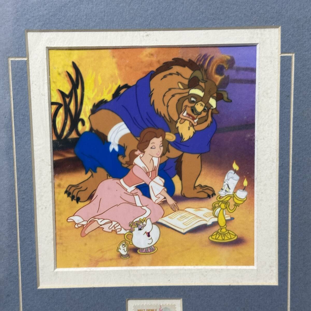 Disney ディズニー 美女と野獣 1968年 ウォルトディズニー 6セント切手