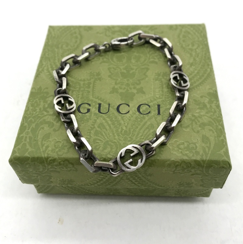 ブレスレット グッチ GUCCI インターロッキングG ⁄ | シャイニー 