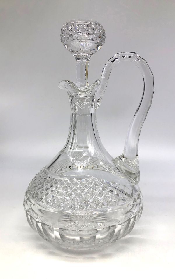 未使用・長期保管品】サンルイ デキャンタ クリスタルガラス 箱付き