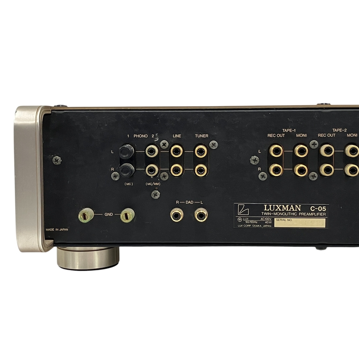 LUXMAN C-05 ラックスマン プリアンプ コントロールアンプ 音響 中古