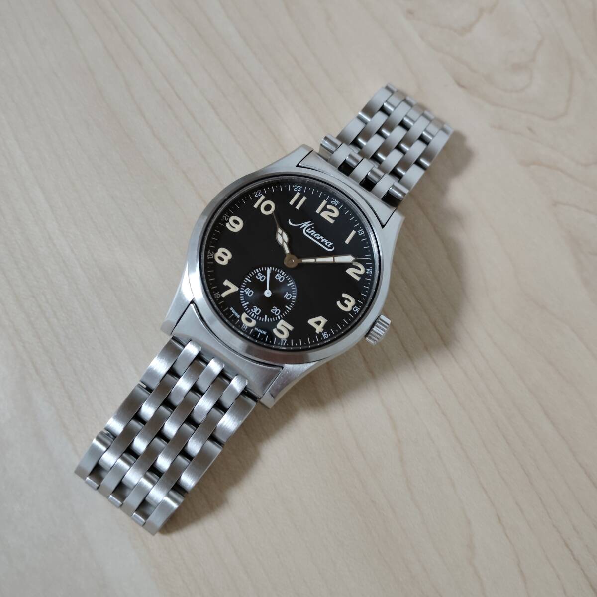 ミネルバ ピタゴラス Ref.A481 Cal.48 スモールセコンド minerva HA 