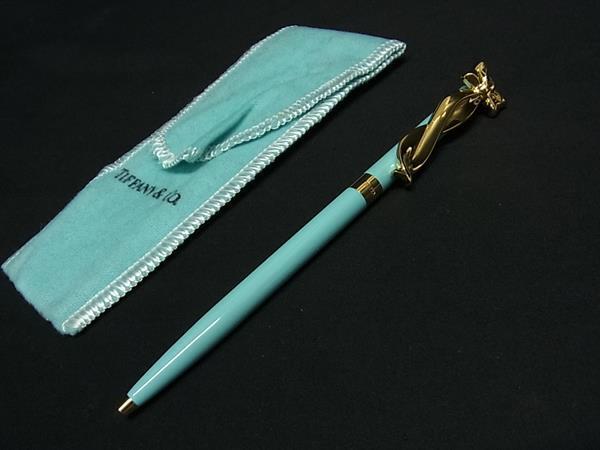 1円 □極美品□ TIFFANY＆Co ティファニー リボン ツイスト式