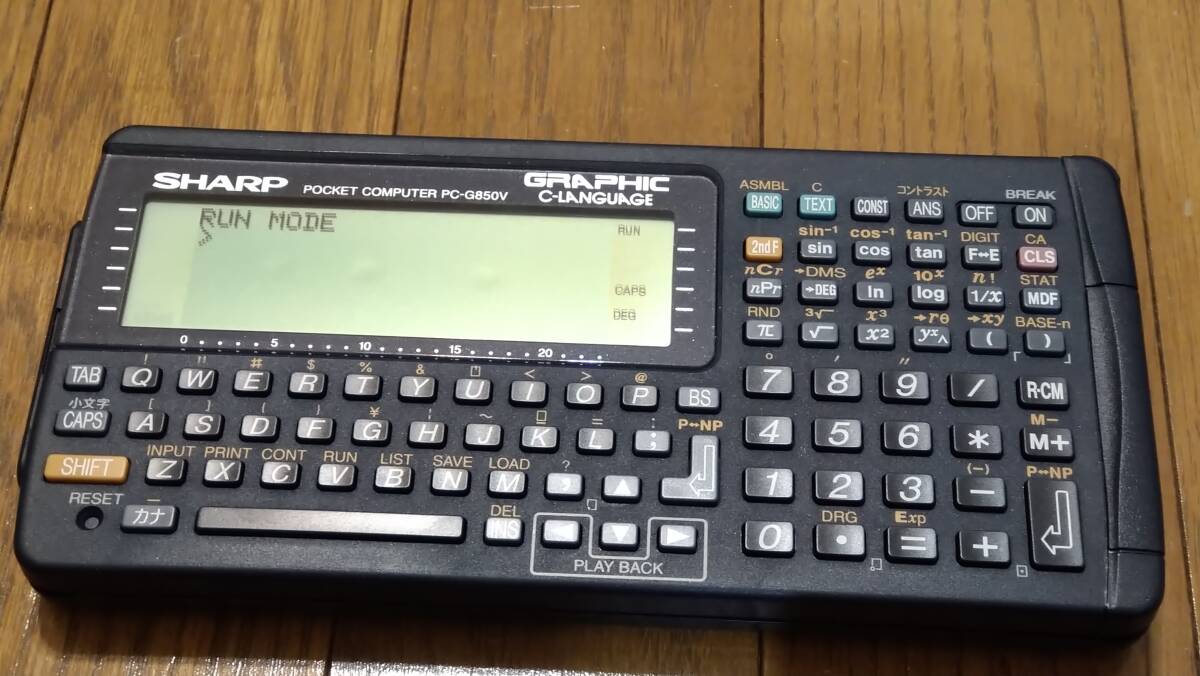 SHARP ポケコン PC-G850V ジャンク SHARP ポケットコンピュータ