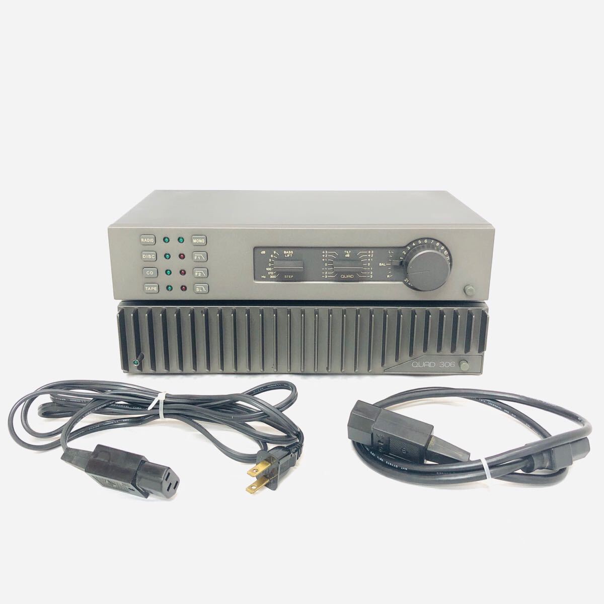 美品 動作品 QUAD クォード 34 306 アンプ プリアンプ パワーアンプ 