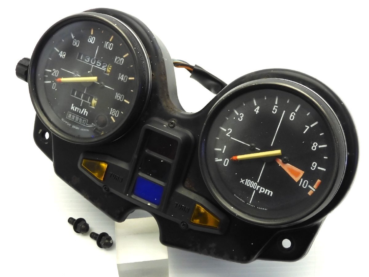 80【評価A】 CB750FZ RC04 当時物 純正 メーター インジケーター