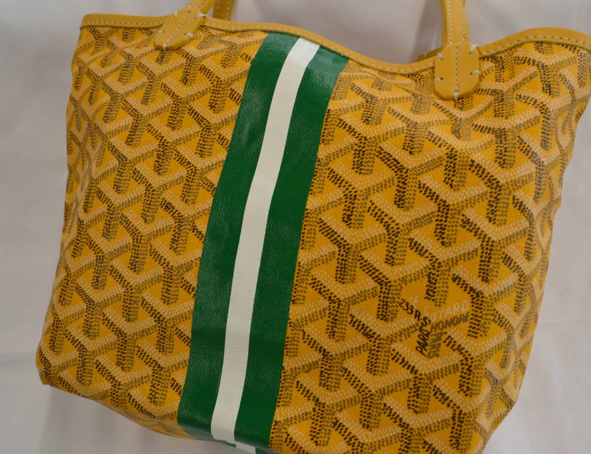 人気です！ GOYARD ゴヤール トートバッグ イエロー ポーチ付き 【公式 