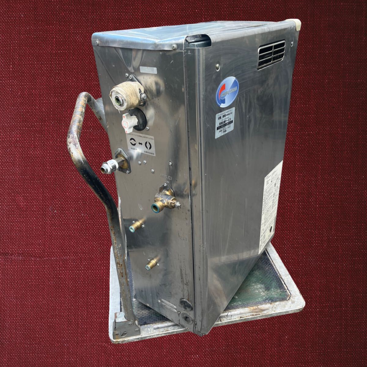 石油ボイラー 長府製作所 CВК-N453AFTP 給湯専用 減圧式2014年製 石油