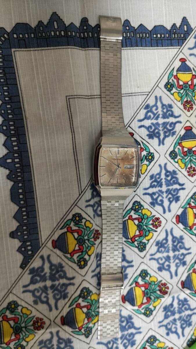Seiko 5856-5000 King Quartz | Japan QUARTZ made Blue セイコー in