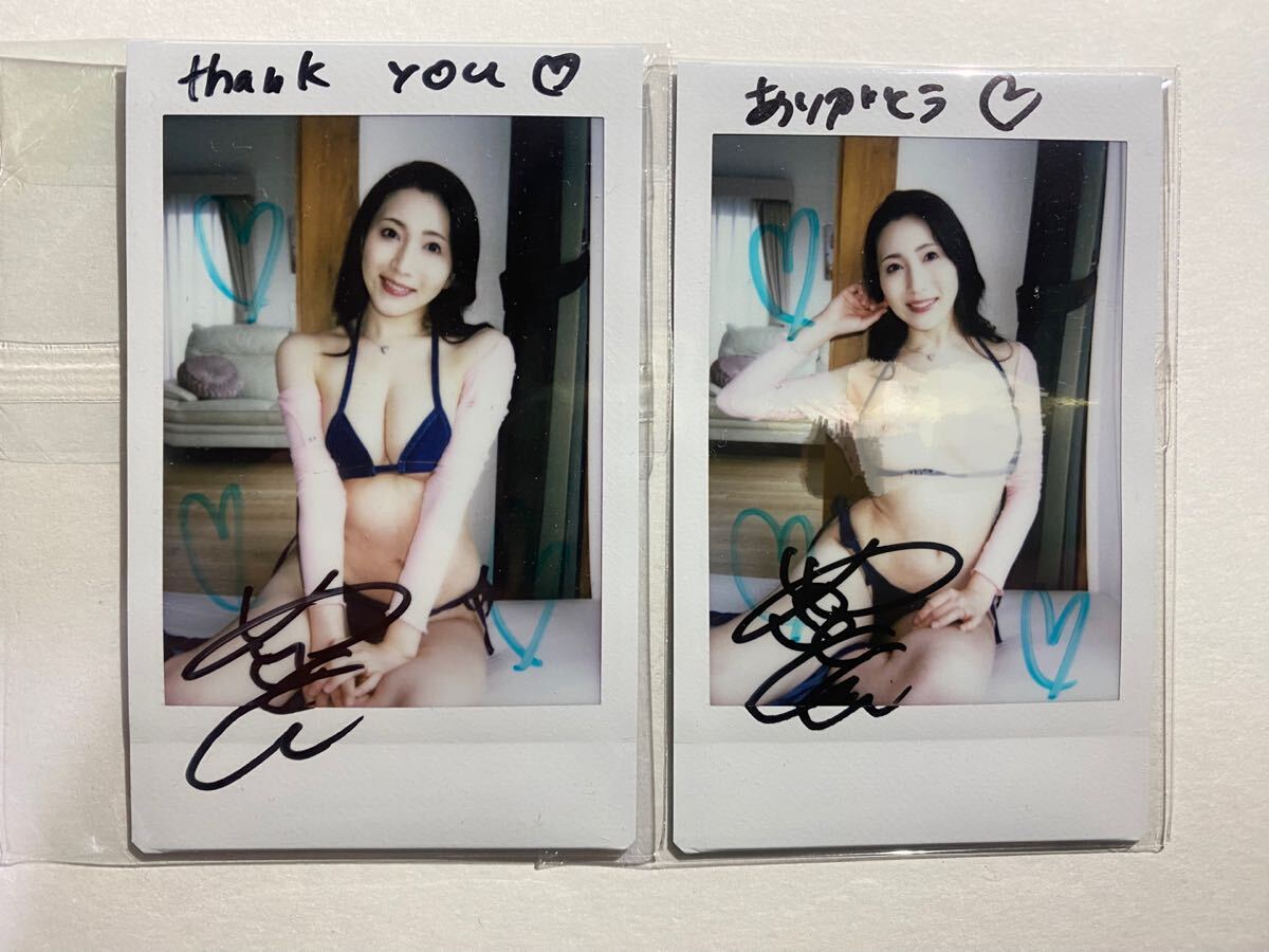 新品　百合川サシャ　サイン入りチェキ　蜜肌の誘惑　DVD特典19 写真 新品 藤川めい サイン入りチェキ 大きくて甘い果実 DVD特典5