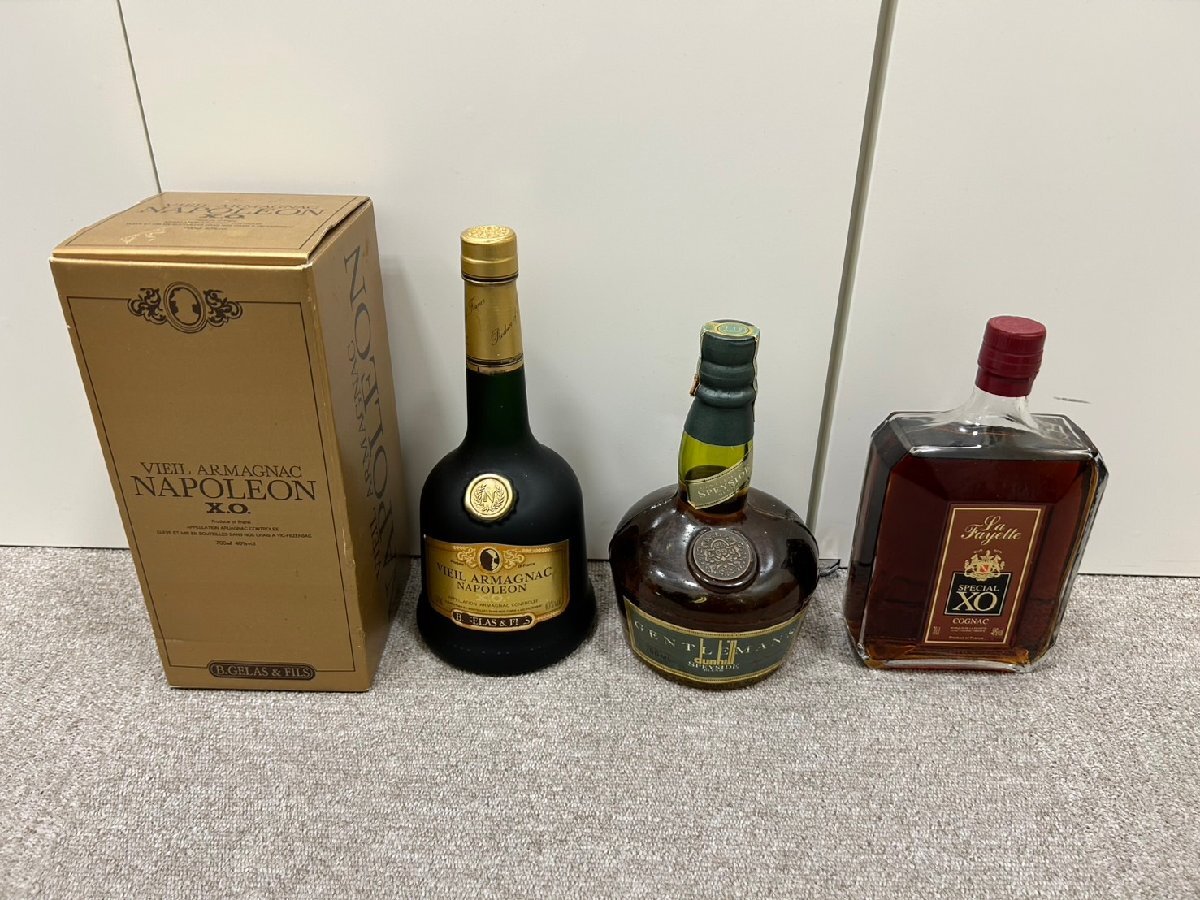 飲料 m3930 ⁄ 未開栓 古酒 ブランデー 5本 まとめて Otard