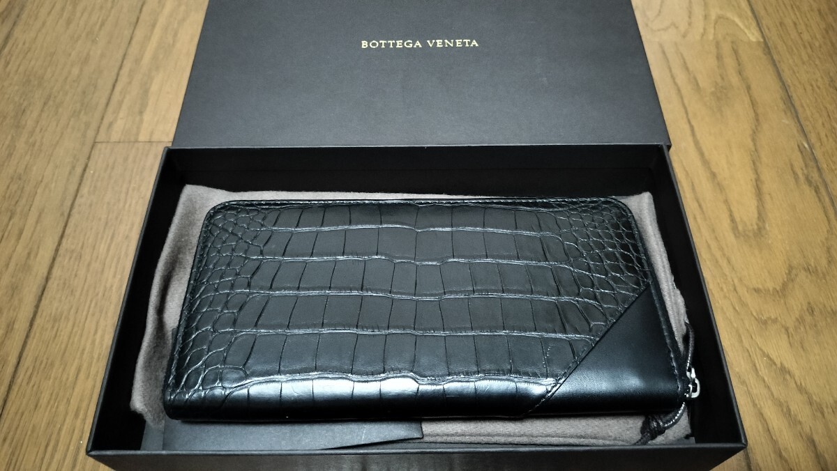 クロコダイル ボッテガヴェネタ 長財布 VENETA ボッテガの通販 希少 
