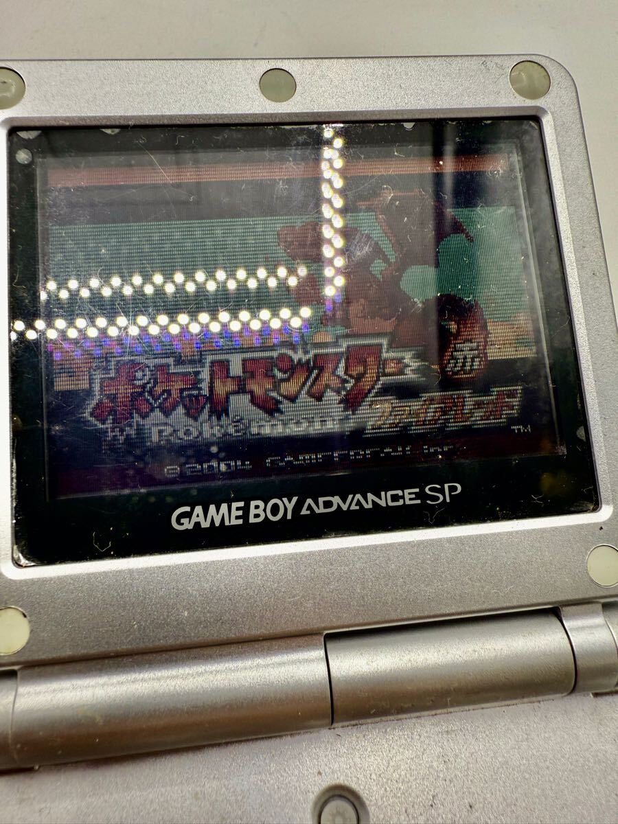【動作ok】任天堂 GBA ゲームボーイアドバンス SP AGS-001 ポケモン ファイアレッド ボンバーマン ドクターマリオ スーパーマリオ_5